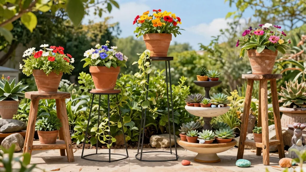 11 Outdoor Plant Stand Ideas Garden Ready