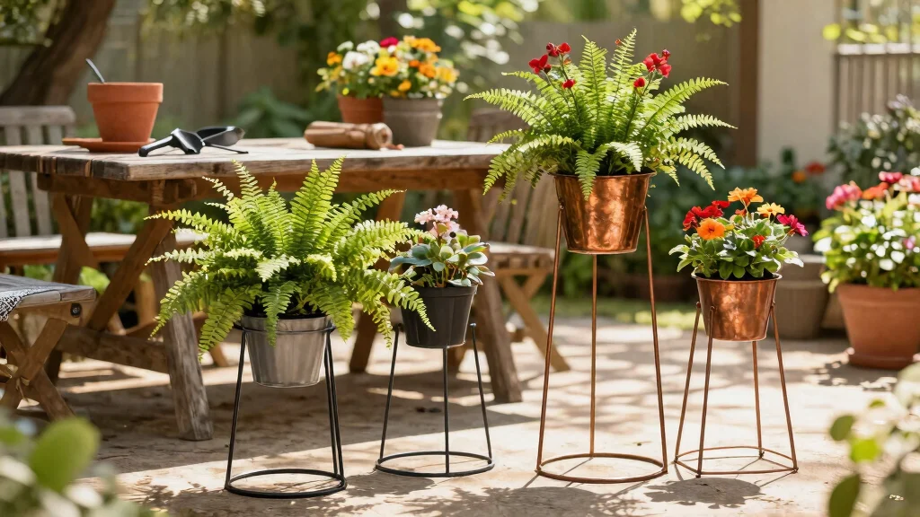 12 Metal Plant Stand Ideas Outdoor Durable