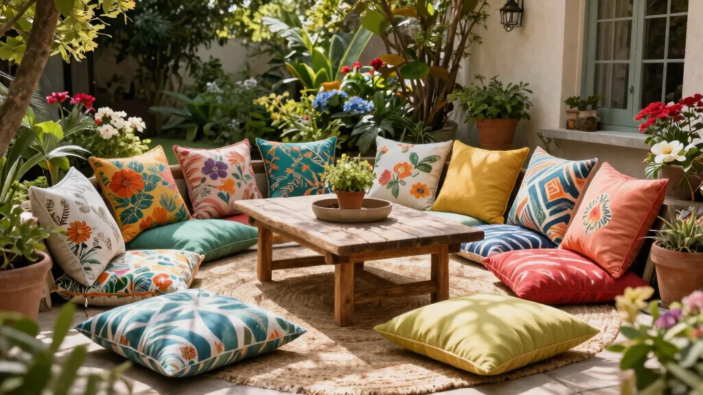 12 Patio Furniture Cushions Ideas Comfortable