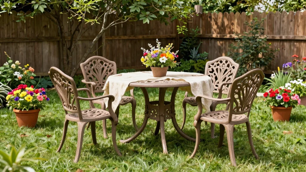 14 Cast Aluminum Patio Furniture Ideas for Sustainable Gardens